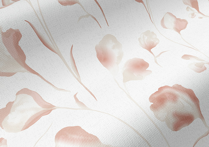 Botanical Watercolour, Blush Pink - Roller Blind - Image 4